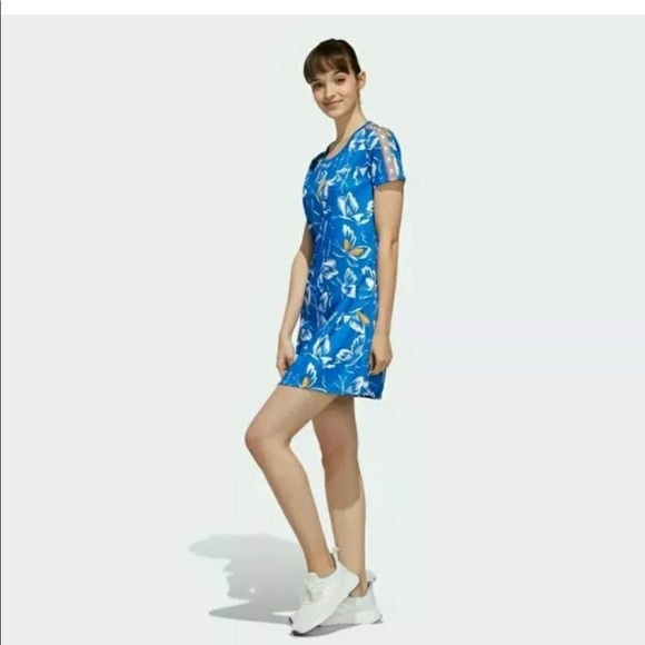 FARM Rio Dresses & Skirts - NEW Adidas farm Rio blue butterfly athletic dress M